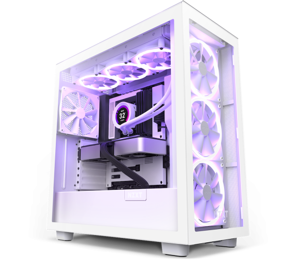 NZXT H7 ELITE RGB White - 1159779 - zdjęcie 3